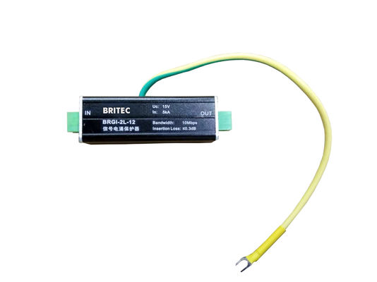 อุปกรณ์ป้องกันไฟกระชากสำหรับเครือข่าย 12V พร้อมโครงอะลูมิเนียมอัลลอยด์และเวลาตอบสนองที่รวดเร็วสำหรับการป้องกันสายข้อมูล