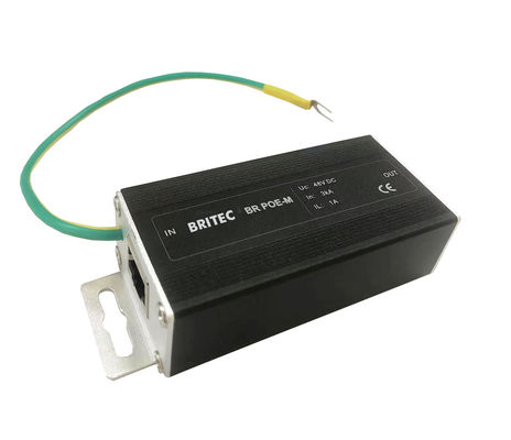 POE Surge Protector with 5KA Nominal Current IP20 Protection and Steel Enclosure for RJ45 Network Surge Arrestor POE Power Over Ethernet SPD เครื่องป้องกันการกระชับกระชับกระชับกระชับกระชับกระชับกระชับกระชับ