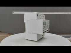 Compact Class B + C เครื่องป้องกันไฟกระชากไฟฟ้าสามเฟส SPDs 12.5kA 3P + NPE