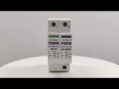 TVSS 150V / 275V / 320V / 385V / 440V 40KA Din Rail Power ป้องกันสายฟ้า